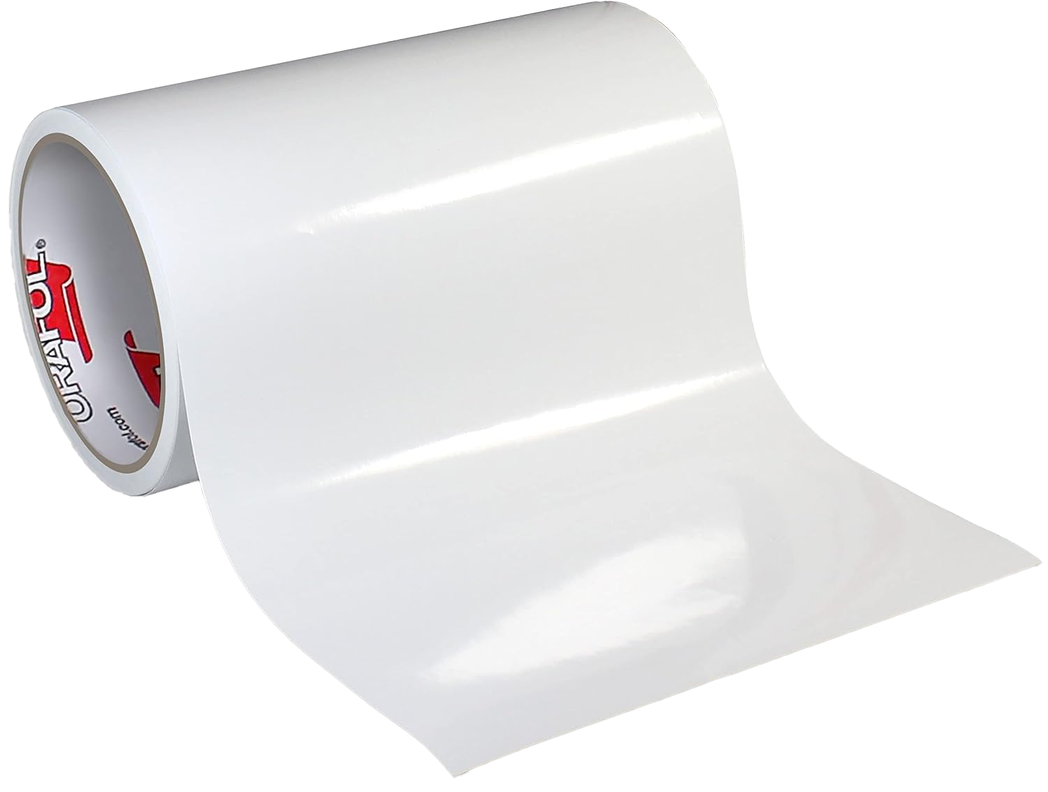 Roll of glossy white Oracal 651 Vinyl